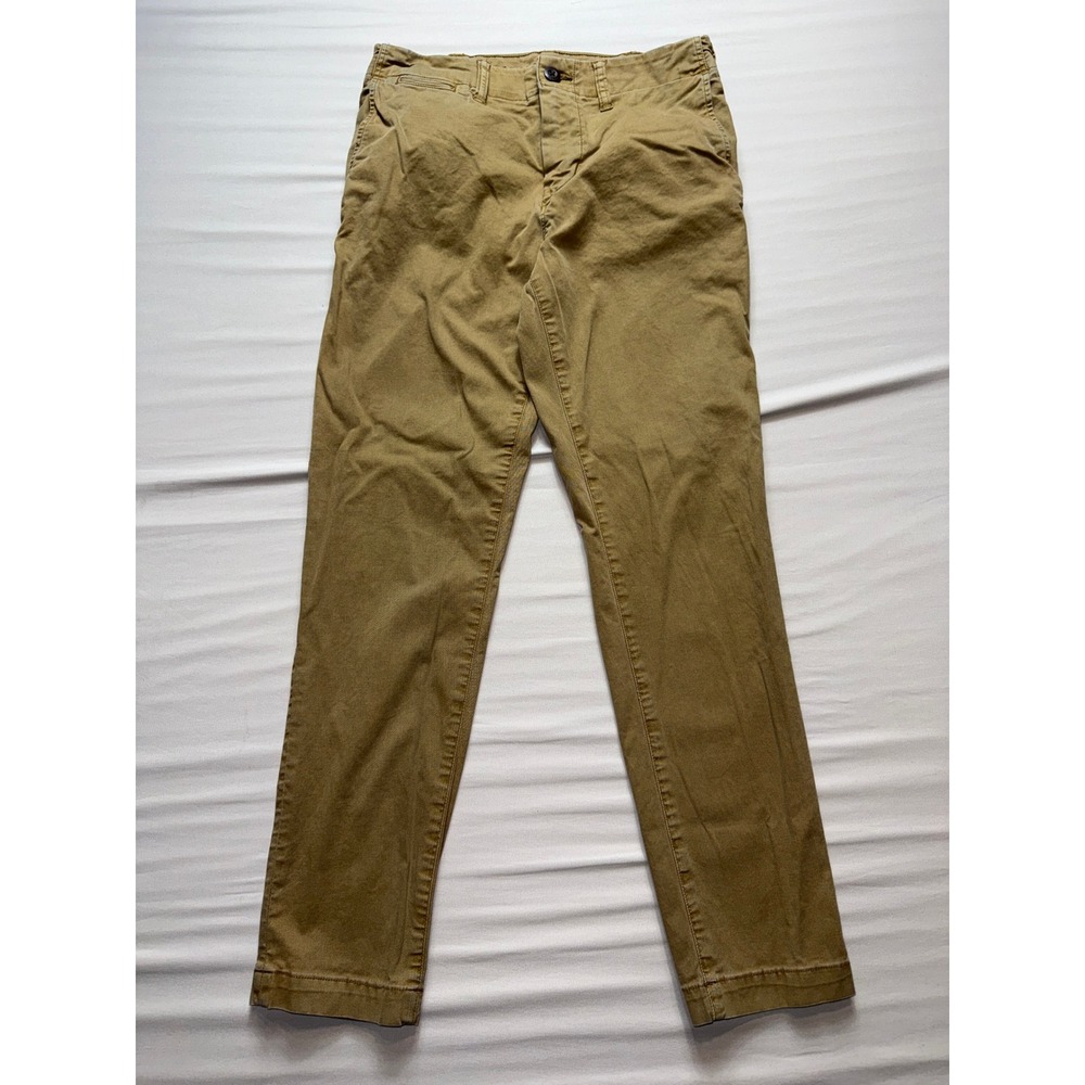 American Eagle Next Level Flex Skinny Chino Pants Mens‎ 29x30 Khaki Tan Stretch